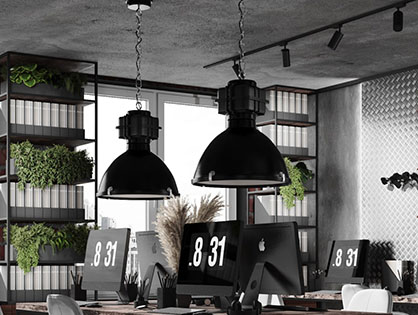 Реалізації дизайнерських рішень в стилі LOFT